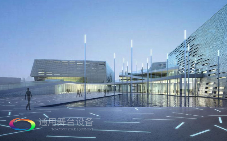 舞臺阻燃幕布通用舞臺扛起建設(shè)單位責任，加強檢查監(jiān)管，落實“3個100%”要求！東莞市工人文化宮工人電影院改造工程順利完工